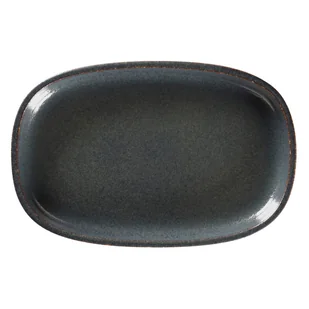 PORCELANA RAK STONE Półmisek 23x15 cm wulkaniczny - Miski i półmiski - miniaturka - grafika 1