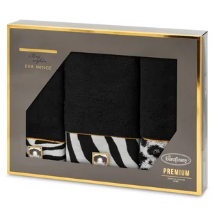 Komplet Ręczników Eva Minge Czarny - Ręczniki - miniaturka - grafika 1