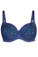 Biustonosze - Biustonosz usztywniany Vena VB-474 granat-zielony - miniaturka - grafika 1