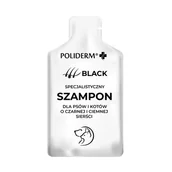 Szampony i odżywki dla psów - Poliderm Szampon Black Saszetka 15 ml - miniaturka - grafika 1