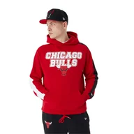 Bluzy męskie - Bluza męska New Era NBA Large Graphic OS Hoody Chicago Bulls - miniaturka - grafika 1