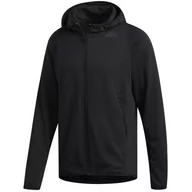 Bluzy męskie - adidas Freelift Prime Hoodie EA2749 męska Bluza sportowa czarna - miniaturka - grafika 1