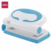 Dziurkacze - Dziurkacz deli do 10 kartek biało-niebieski - miniaturka - grafika 1