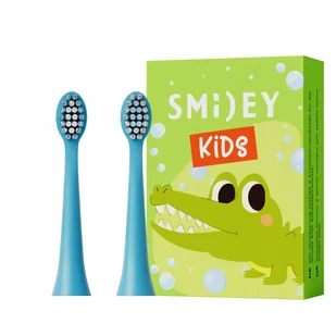 Końcówki Do Szczoteczki Sonicznej Dla Dzieci 3+ Smiley Kids 2 szt. Niebie - Końcówki do szczoteczek elektrycznych - miniaturka - grafika 1