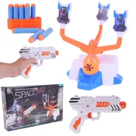 Zabawki interaktywne dla dzieci - Strzelanie Do Celu Gra Zręcznościowa Pistolet Ruchome Cele Dla 6 7 8 Latka - miniaturka - grafika 1