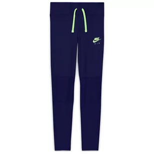 Nike Air Big Kids', Legginsy,Training Leggings, DA1003 492, granatowy, XL - Legginsy - miniaturka - grafika 1