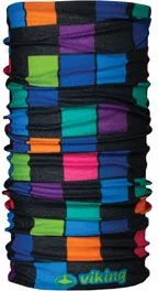 Viking Chusta wielofunkcyjna Regular czarna 1166 - Czapki i chusty sportowe damskie - miniaturka - grafika 1