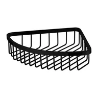 Akcesoria do armatury i ceramiki - OMNIRES UNI koszyk prysznicowy narożny, 20 x 20 x 5 cm UN10330BL UN10330BL - miniaturka - grafika 1