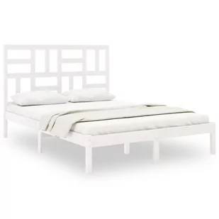 Lumarko Rama łóżka, biała, lite drewno, 120x200 cm - Łóżka - miniaturka - grafika 3