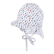 Czapki damskie - Czapka Sterntaler z Visor and Neck Ochronna Czapka chłopięca, Biały (Weiss 500), XX-Large (Taille fabricant: 43) - miniaturka - grafika 1
