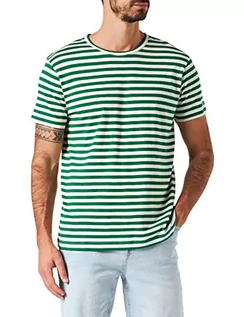 Koszulki męskie - GANT T-shirt męski, Bogata zieleń, XL - grafika 1