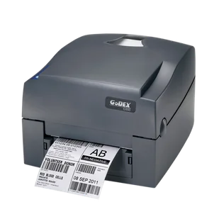 Godex G530 300dpi USB, RS232, Ethernet (GP-G530-UES) - druk szarf, wstążek, wszywek, etykiet - Drukarki kart i etykiet - miniaturka - grafika 1