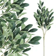 Sztuczne kwiaty - SZTUCZNE KWIATY GAŁĄZKA LIŚCIE DUŻE ZIELONE DO WAZONU BUKIETU STROIKA 95cm - miniaturka - grafika 1