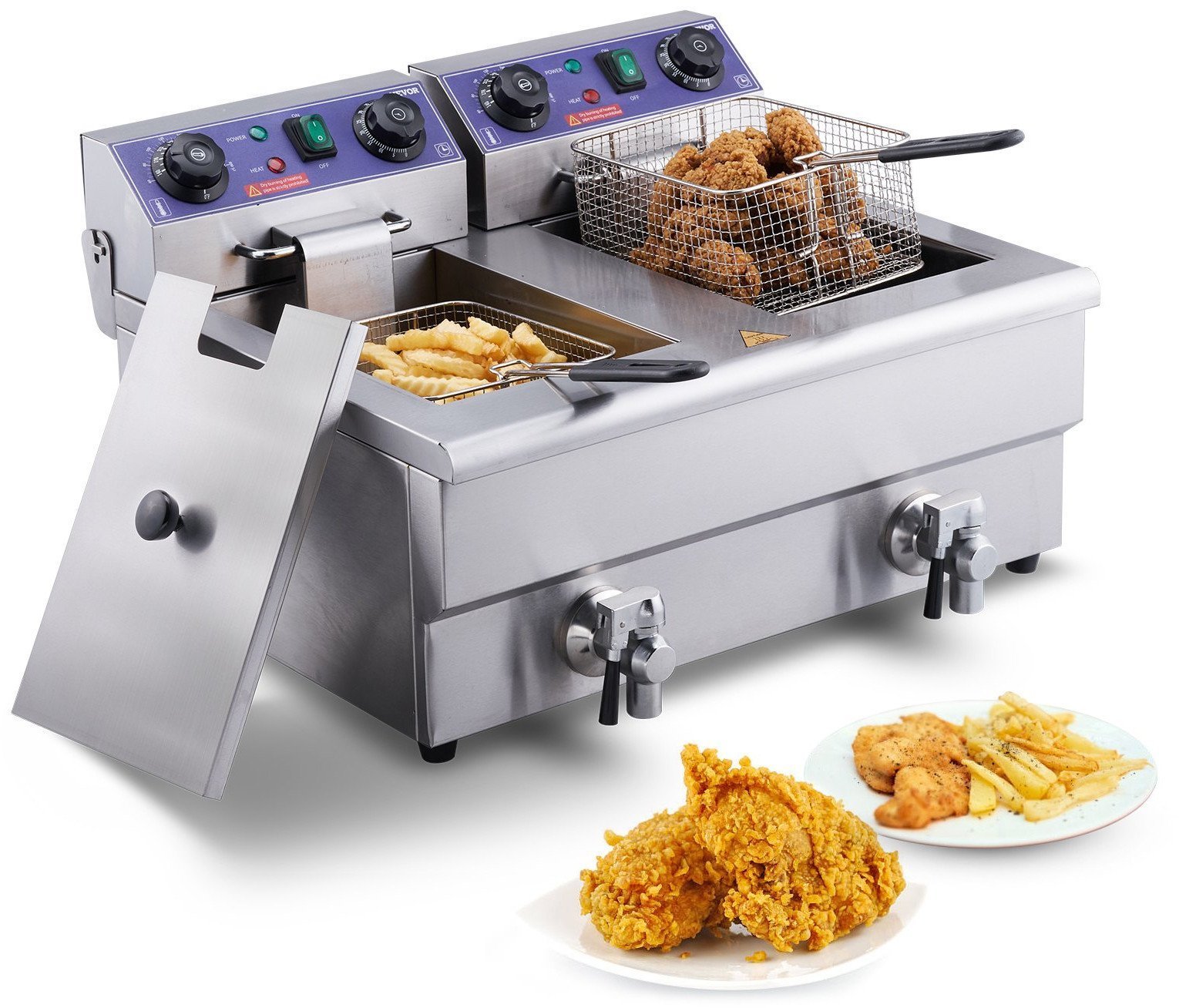 VEVOR Przemysłowa elektryczna frytkownica 6000W