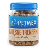 Przysmaki dla psów - PETMEX - Mięsne trenerki z jelenia słoik 130g - miniaturka - grafika 1
