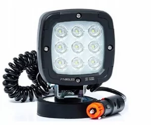 Lampa Robocza Halogen 9 Led Szperacz 12/24V Magnes - Oświetlenie warsztatowe - miniaturka - grafika 1