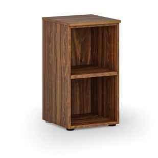 Regał biurowy PRIMO WOOD, 740 x 400 x 420 mm, orzech - Inne meble biurowe - miniaturka - grafika 1