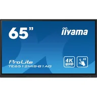 Monitory reklamowe i wyświetlacze - Monitor Interaktywny 65" Iiyama Prolite Te6512Mis-B1Ag Ips Led 4K /Vga Hdmi Usb-C Wifi/ Iiware, Android11, Screensharepro - miniaturka - grafika 1