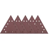 Materiały ścierne - Tarczki ścierne z otworami trójkątne do szlifierek do gipsu DEDRA DED7749t5 285 mm, gr.180, 5 szt. - miniaturka - grafika 1