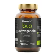Suplementy naturalne - ASHWAGANDHA EKSTRAKT BIO 60 KAPSUŁEK 33 g - PHARMOVIT - miniaturka - grafika 1