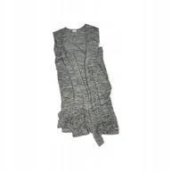 Swetry damskie - Szara narzutka kardigran damski LULA ROE uni - miniaturka - grafika 1