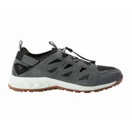Buty trekkingowe męskie - Buty męskie turystyczne Jack Wolfskin WOODLAND 2 HYBRID LOW M slate - 42,5 - miniaturka - grafika 1