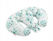 Poduszki do karmienia - Poduszka rogal do karmienia bliźniąt + zdejmowana poszewka - eucaliptus min - miniaturka - grafika 1