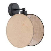 Lampy ścienne - Kinkiet MOTIF E14 - czarny/beżowy - miniaturka - grafika 1