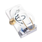 Urządzenia medyczne - MDF 747XP Deluxe Dual Head -Yelow Gold - White (MDF29) Stetoskop internistyczny - miniaturka - grafika 1