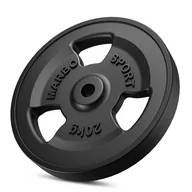 Obciążenia - Obciążenie żeliwne gumowane 20kg Marbo Sport - miniaturka - grafika 1