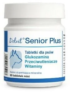 Dolfos Dolvit Senior Plus dla psów poprawa kondycji wzmocnienie odporności MINI 90 tab - Suplementy i witaminy dla psów - miniaturka - grafika 3