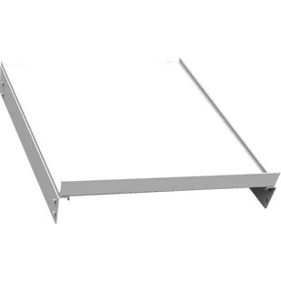 Dodatkowa półka skośna do szaf warsztatowych KOVOS, 505 x 600 mm, szary, 1 ks - Pozostałe wyposażenie warsztatu - miniaturka - grafika 1