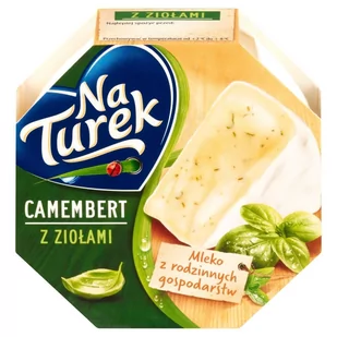 NaTurek Camembert z ziołami 120 g - Sery - miniaturka - grafika 1