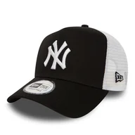 Czapki męskie - Czapka z daszkiem New Era MLB New York Yankees Clean A Frame Trucker czarna - 11588491 - miniaturka - grafika 1