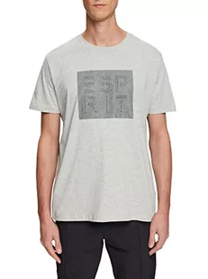 ESPRIT T-shirt męski 013EE2K323, 044/LIGHT Grey 5, XXL, 044/jasnoszary 5, XXL - Koszulki męskie - miniaturka - grafika 1