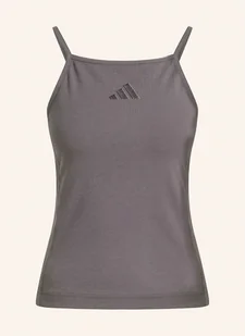Adidas Top All Szn Rib braun - Koszulki i topy damskie - miniaturka - grafika 1