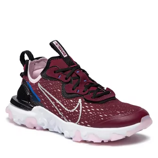 Buty sportowe damskie - Nike Buty React Vision (Gs) CD6888 600 Dark Beetroot/Metallic Silver - grafika 1