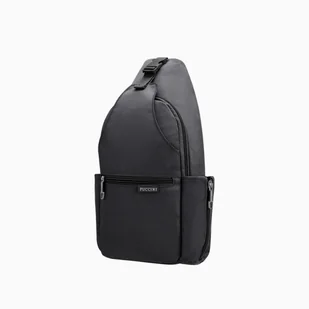 Torba na ramię / Plecak z jedną szelką PUCCINI EASY PACK PM9018 1 Czarny - Torby męskie - miniaturka - grafika 1