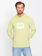 Bluzy męskie - Helly Hansen Bluza Hh Box 53289 Zielony Regular Fit - miniaturka - grafika 1
