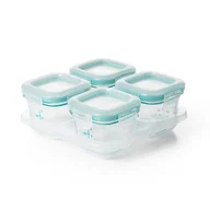 Pojemniki kuchenne - Szklane Pojemniki Do Zamrażania Teal 4Szt. 120Ml Oxo - miniaturka - grafika 1