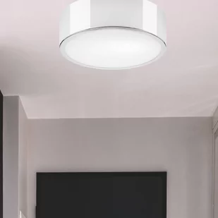 Lampa sufitowa Kimban z metalu, Ø 26 cm, chrom - Lampy sufitowe - miniaturka - grafika 1