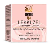 Kremy do twarzy - Sekretne Spa lekki żel ze śluzem ślimaka nawilżająco-wygładzający, 30 ml - miniaturka - grafika 1