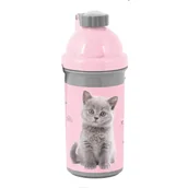 Bidony dla dzieci - Bidon 500ml Cat PP24CT-3021 - PASO - miniaturka - grafika 1