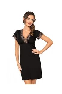 Luksusowa koszulka Hana czarna XXL - Pudełko podarunkowe - Bielizna nocna - miniaturka - grafika 1