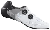 Buty rowerowe - Shimano Shimano SH-RC702 Shoes Men, biały/czarny EU 45 2022 Buty szosowe zatrzaskowe ESHRC702MCW01S45000 - miniaturka - grafika 1