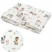 Kołdry i poduszki dla dzieci - Bonjour Cherie Kołderka mała bawełniana 65/75 Farma - miniaturka - grafika 1