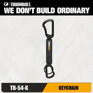 TEMU Brelok TOUGHBUILT TB-54-K - Wytrzymała Konstrukcja z Klipsem na Zawijanie, Wielofunkcyjny Breloczek - Inne - miniaturka - grafika 1