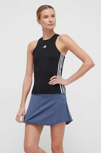 Koszulki sportowe damskie - adidas Performance top treningowy Train Essentials kolor czarny - grafika 1