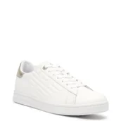 Trampki damskie - EA7 Skórzane trampki - miniaturka - grafika 1