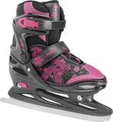 Łyżwy - Łyżwy Roces Jokey Ice 3.0 Girl czarno-różowe 450708 00002-30-33 - miniaturka - grafika 1